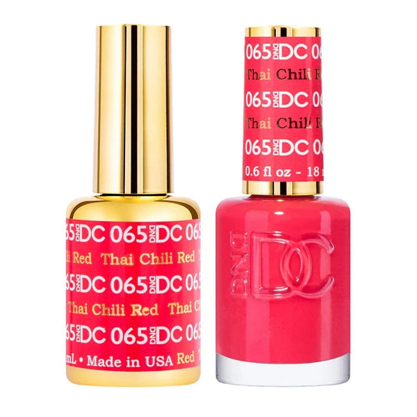 DND DC Gel Polish | Thai Chili Red - #065 250065 - The Nail Superstore