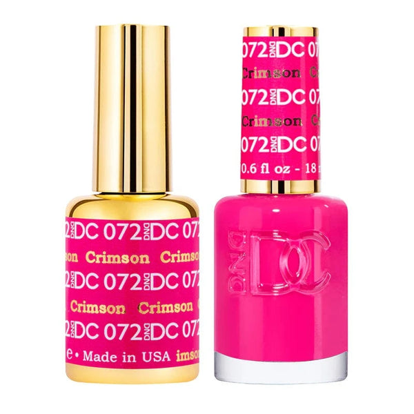 DND DC Gel Polish | Crimson - #072 250072 - The Nail Superstore