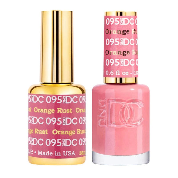 DND DC Gel Polish | Orange Rust - #095 250095 - The Nail Superstore