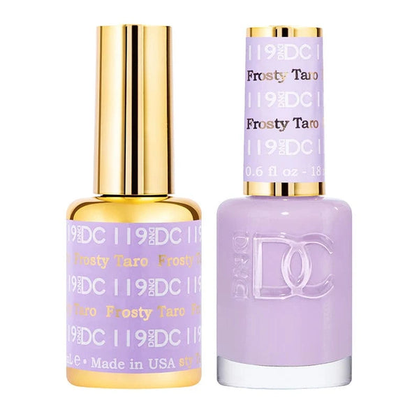 DND DC Gel Polish | Frosty Taro - #119 250119 - The Nail Superstore
