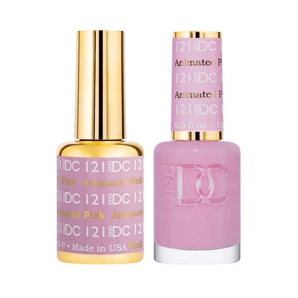 DND DC Gel Polish | Animated Pink - #121 250121 - The Nail Superstore