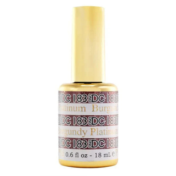DND DC Gel Polish | Burgundy Platinum - #183 250183 - The Nail Superstore