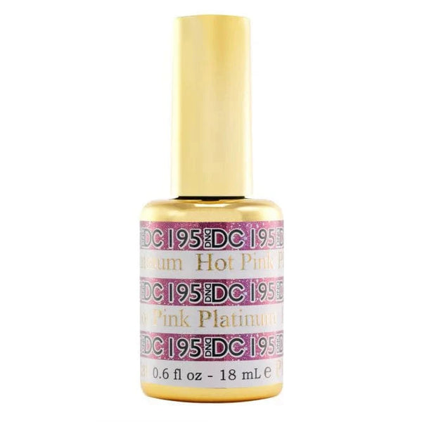 DND DC Gel Polish | Hot Pink Platinum - #195 250195 - The Nail Superstore