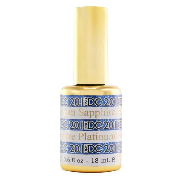 DND DC Gel Polish | Sapphire Platinum - #201 250201 - The Nail Superstore