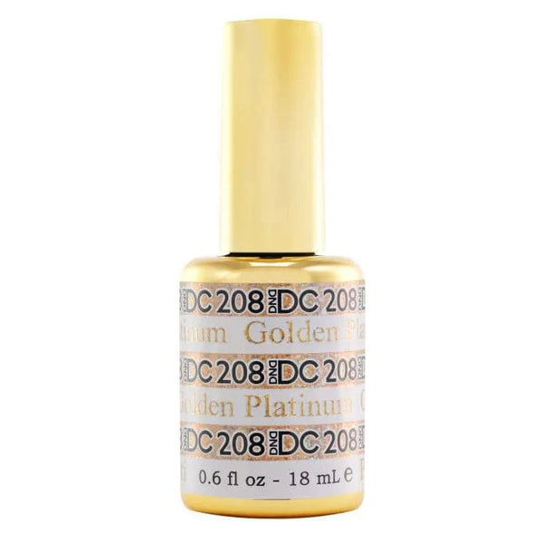 DND DC Gel Polish | Golden Platinum - #208 250208 - The Nail Superstore