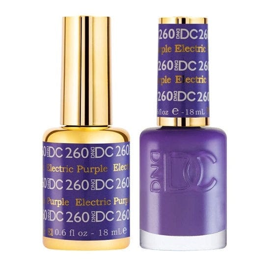 DND DC Gel Polish | Electric Purple - #260 | The Nail Superstore