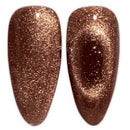 Alt Tag: DND Diva 9D Cat Eye Gel Polish | Toffee Crisp