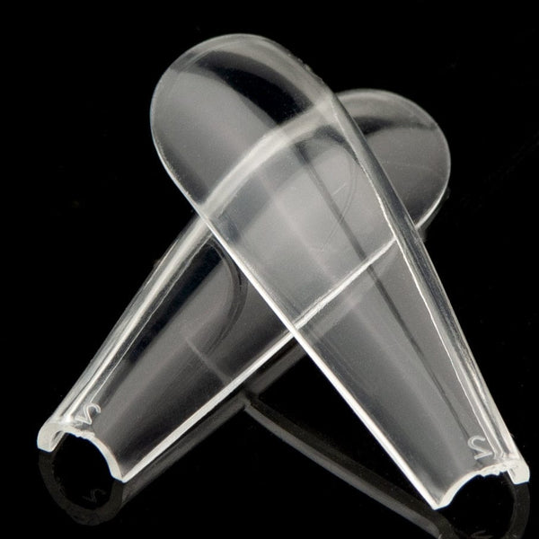 Kingdom Nail Tips - Gel-X Compatible | Full Moon - Coffin Shape - XX Long - 450 Tips/15 Sizes