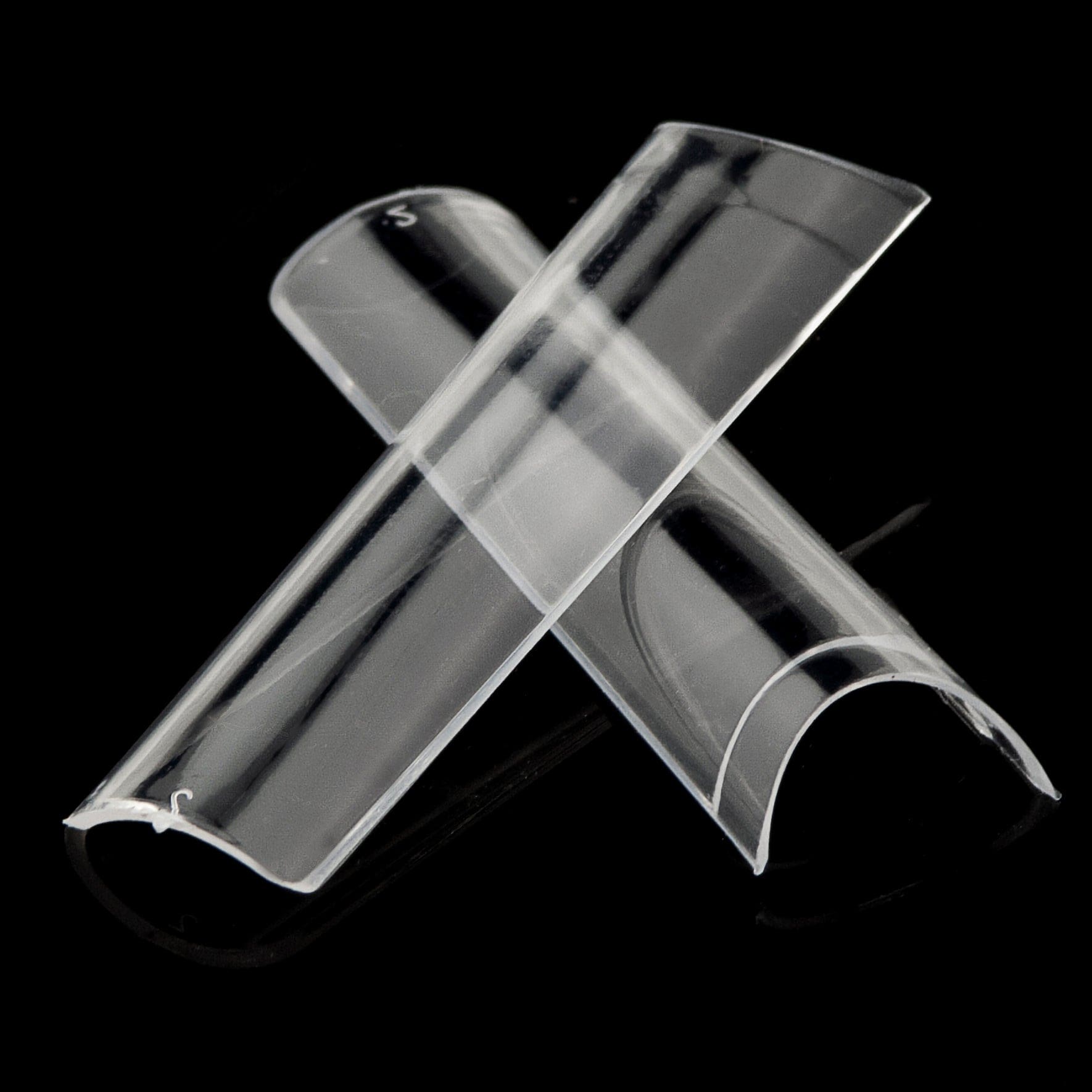 Kingdom Nail Tips - Gel-X Compatible | Half Moon - Square Shape - X Long - 504 Tips/15 Sizes