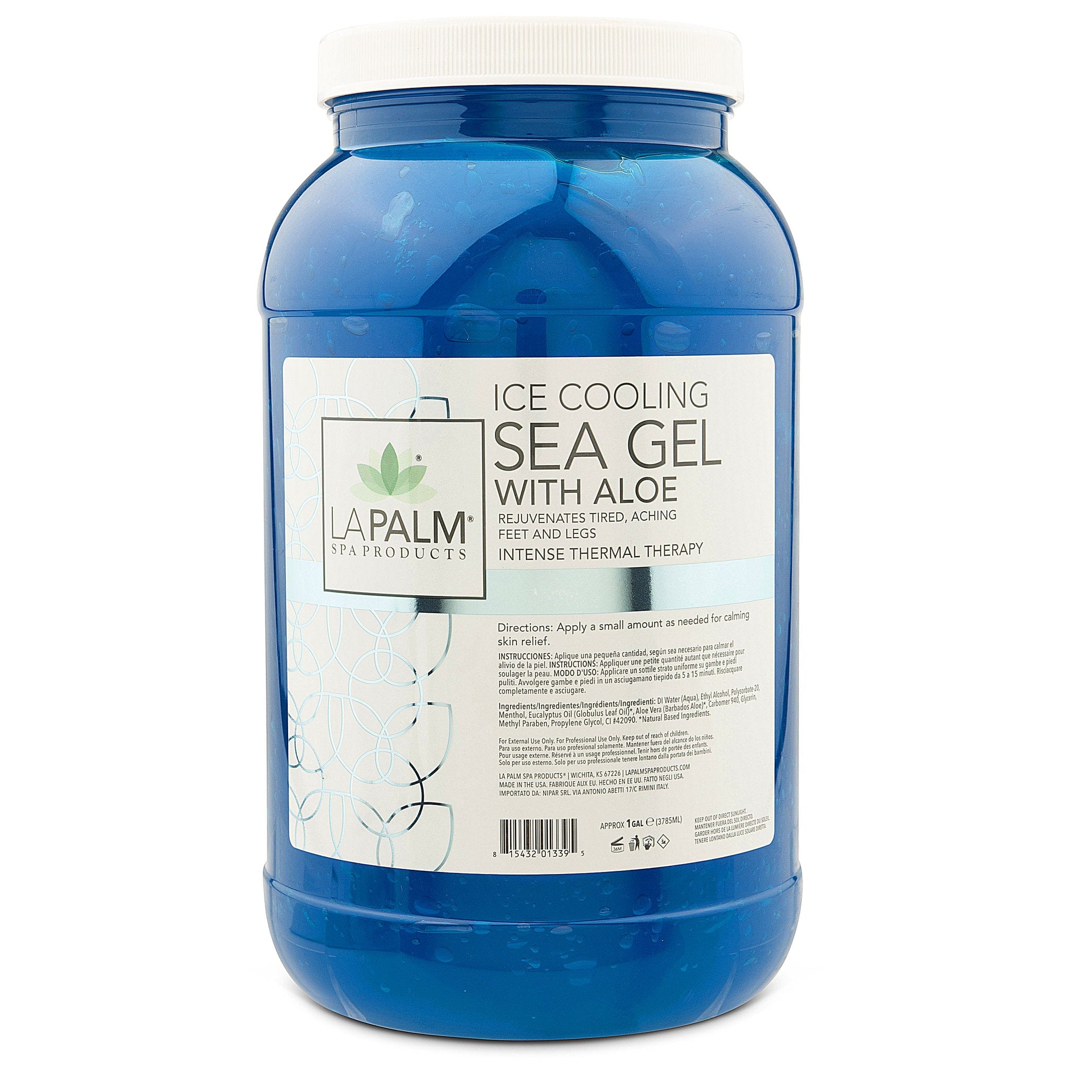 La Palm - Pedicure Ice | Cooling Gel - Gallon 320100 - The Nail Superstore