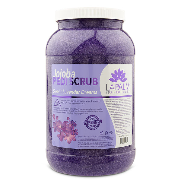 La Palm - Jojoba Pedi-Gel Scrub | Lavender - Pro Size - Gallon
