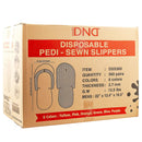 Sewed Pedicure Slippers *360 PAIRS* | Mixed Colors - Premium Quality - Reusable - Case bulk salon pedicure sewn slippers case box 360 pairs