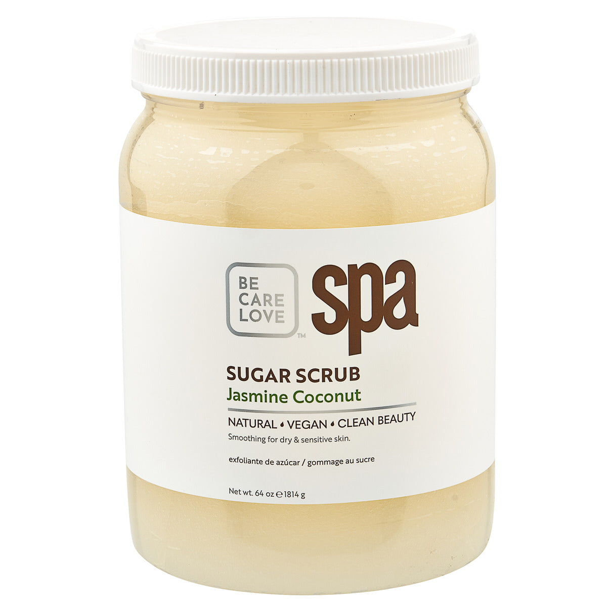 BCL Spa Pedicure Sugar Scrub | Jasmine & Coconut - 64 oz - The Nail Superstore