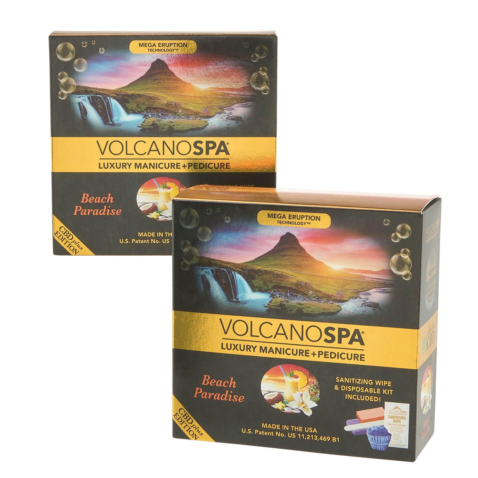 La Palm - Volcano Spa Pedicure Kit | Beach Paradise CBD - 10 steps 320347 - The Nail Superstore