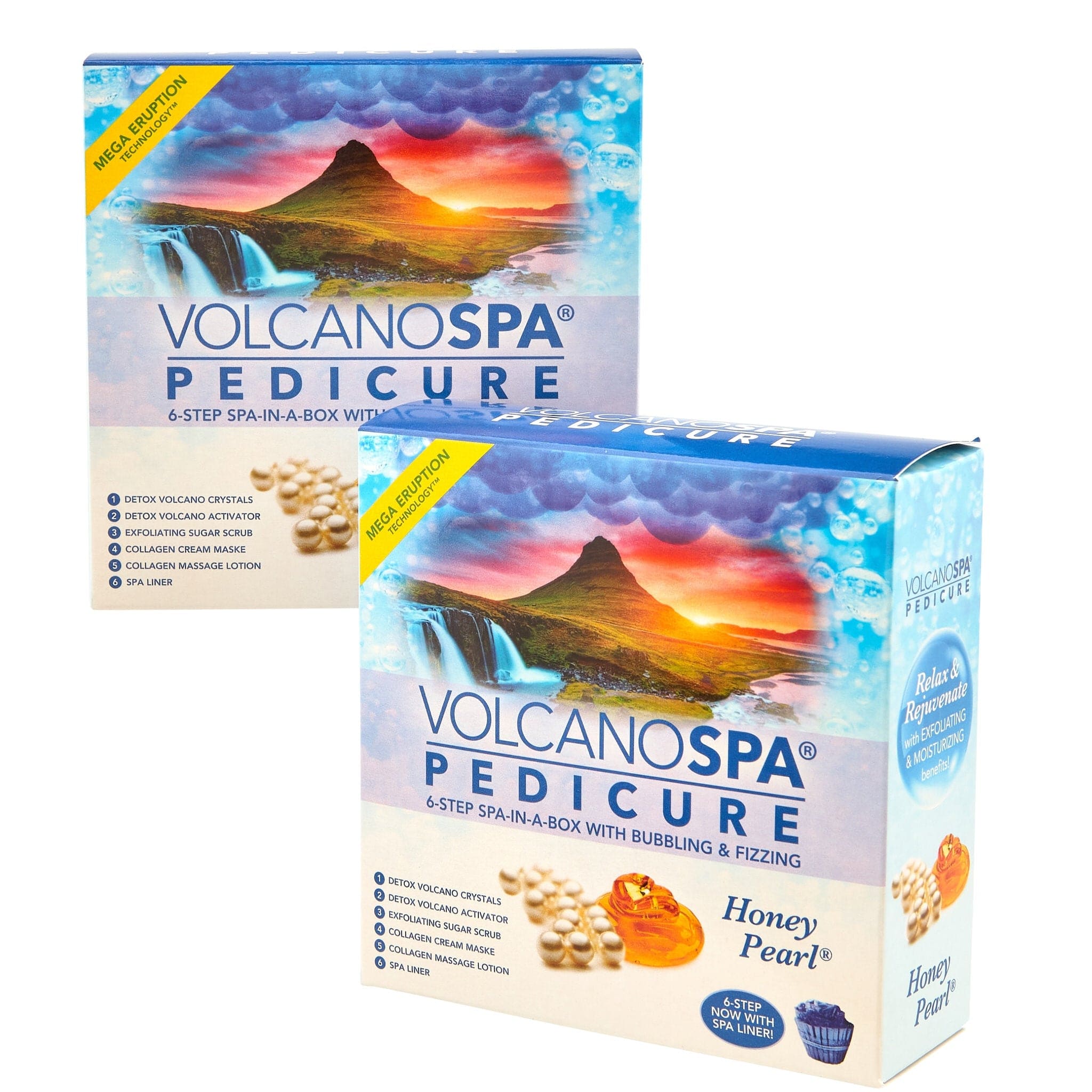 La Palm - Volcano Spa Pedicure Kit | Honey Pearl - 6 step 320352 - The Nail Superstore