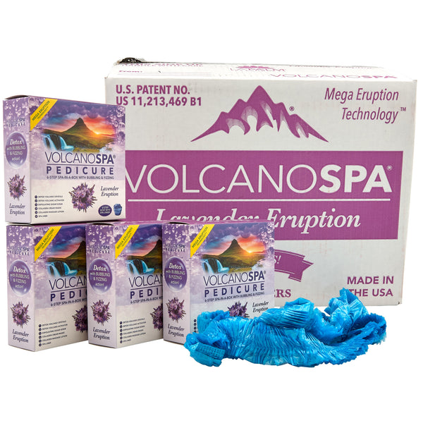 La Palm - Volcano Spa Pedicure Kit | Lavender Eruption - 6 step