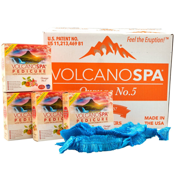 La Palm - Volcano Spa Pedicure Kit | Orange No. 5 - 6 step 320355 - The Nail Superstore