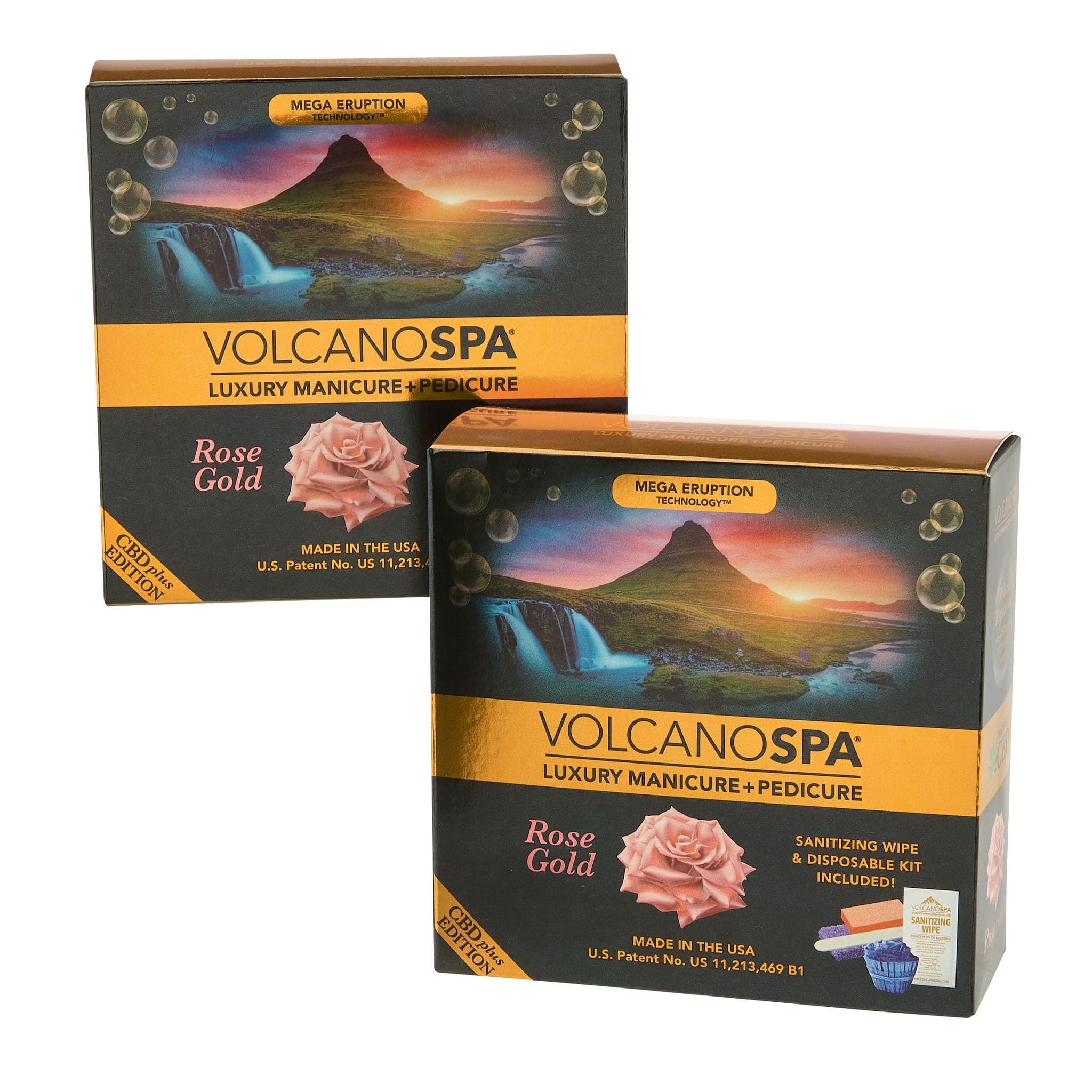 La Palm - Volcano Spa Pedicure Kit | Rose Gold CBD - 10 steps 320357 - The Nail Superstore