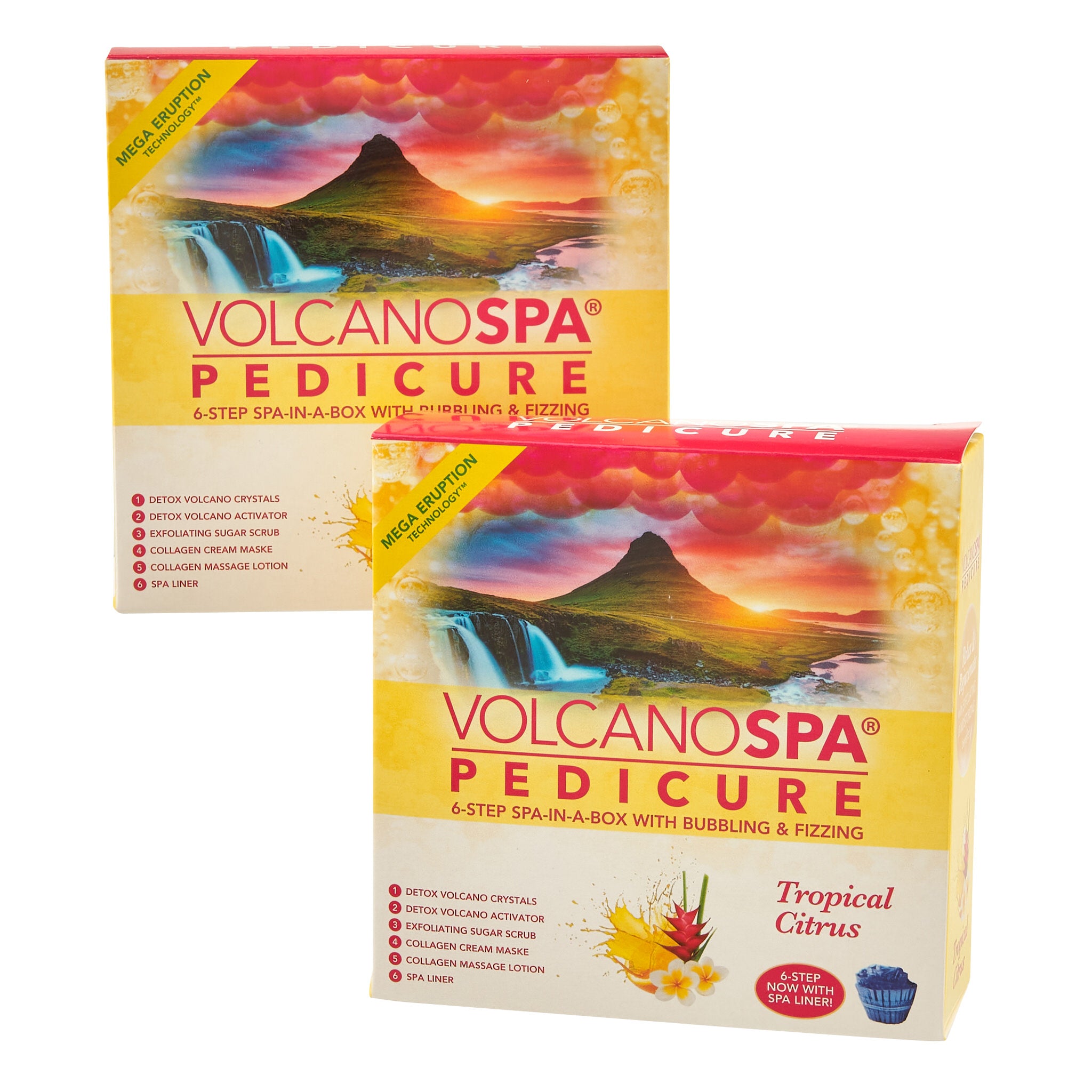 La Palm - Volcano Spa Pedicure Kit | Tropical Citrus - 6 step
