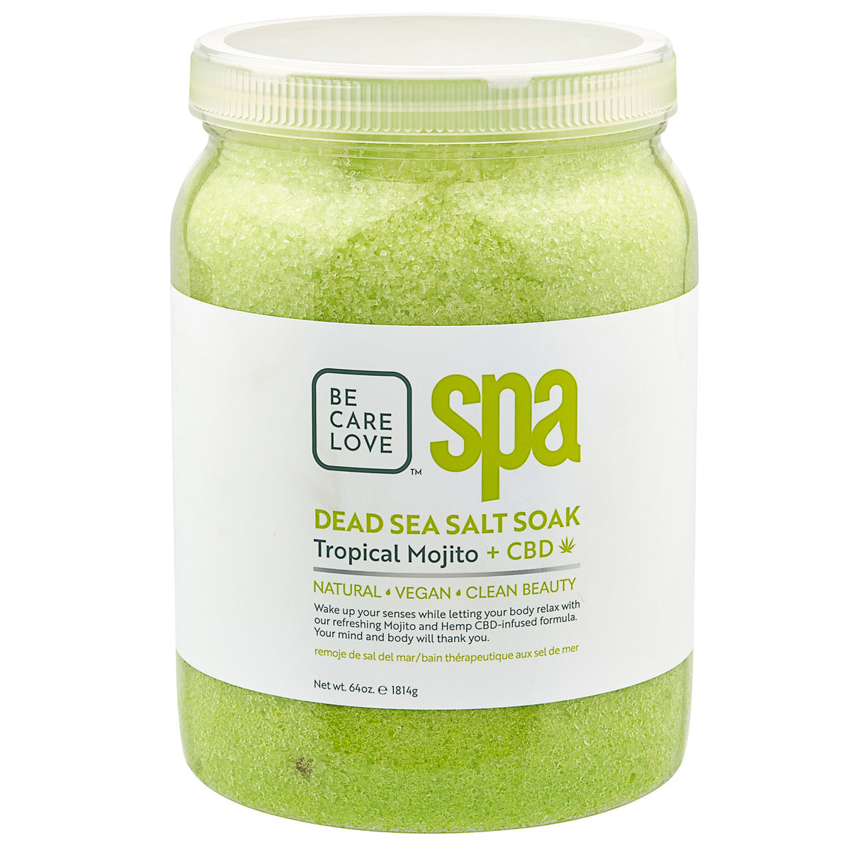 BCL Spa Pedicure Salts | Tropical Mojito - 64 oz