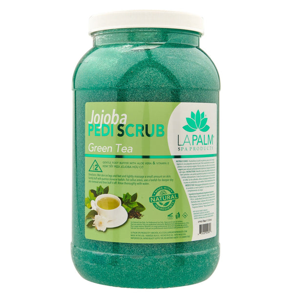 La Palm - Jojoba Pedi-Gel Scrub | Green Tea - Gallon 340057 - The Nail Superstore