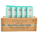 Voesh - Pedi in a Box Deluxe 4 Step | Eucalyptus Energy Boost - Pack 340418 - The Nail Superstore