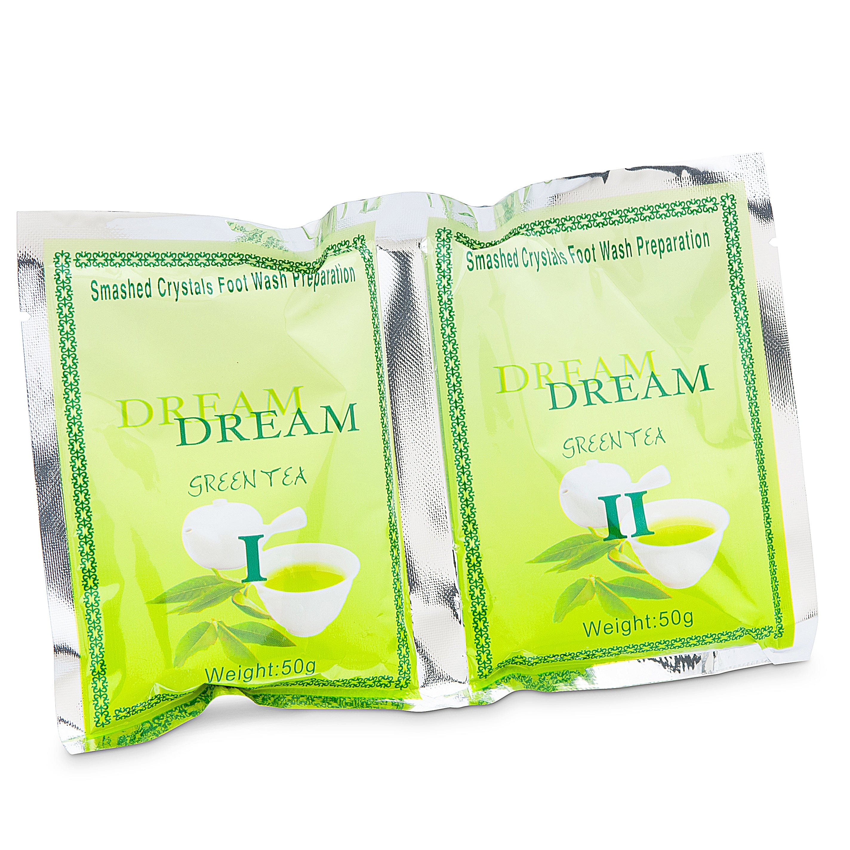 Dream Dream Pedi Jelly Pedicure Smashed Soak | Green Tea – Case of 100 340465 - The Nail Superstore