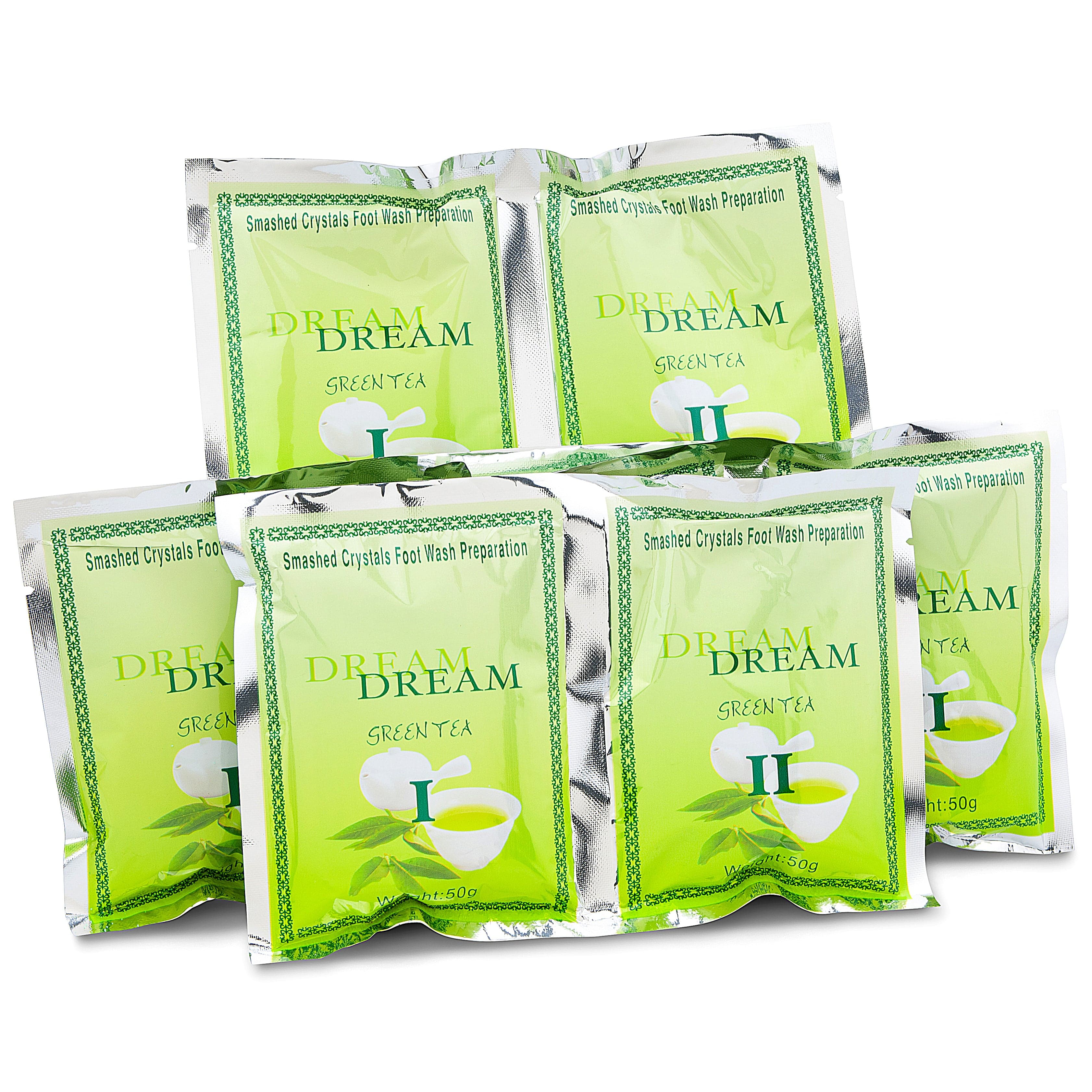 Dream Dream Pedi Jelly Pedicure Smashed Soak | Green Tea – Case of 100 340465 - The Nail Superstore