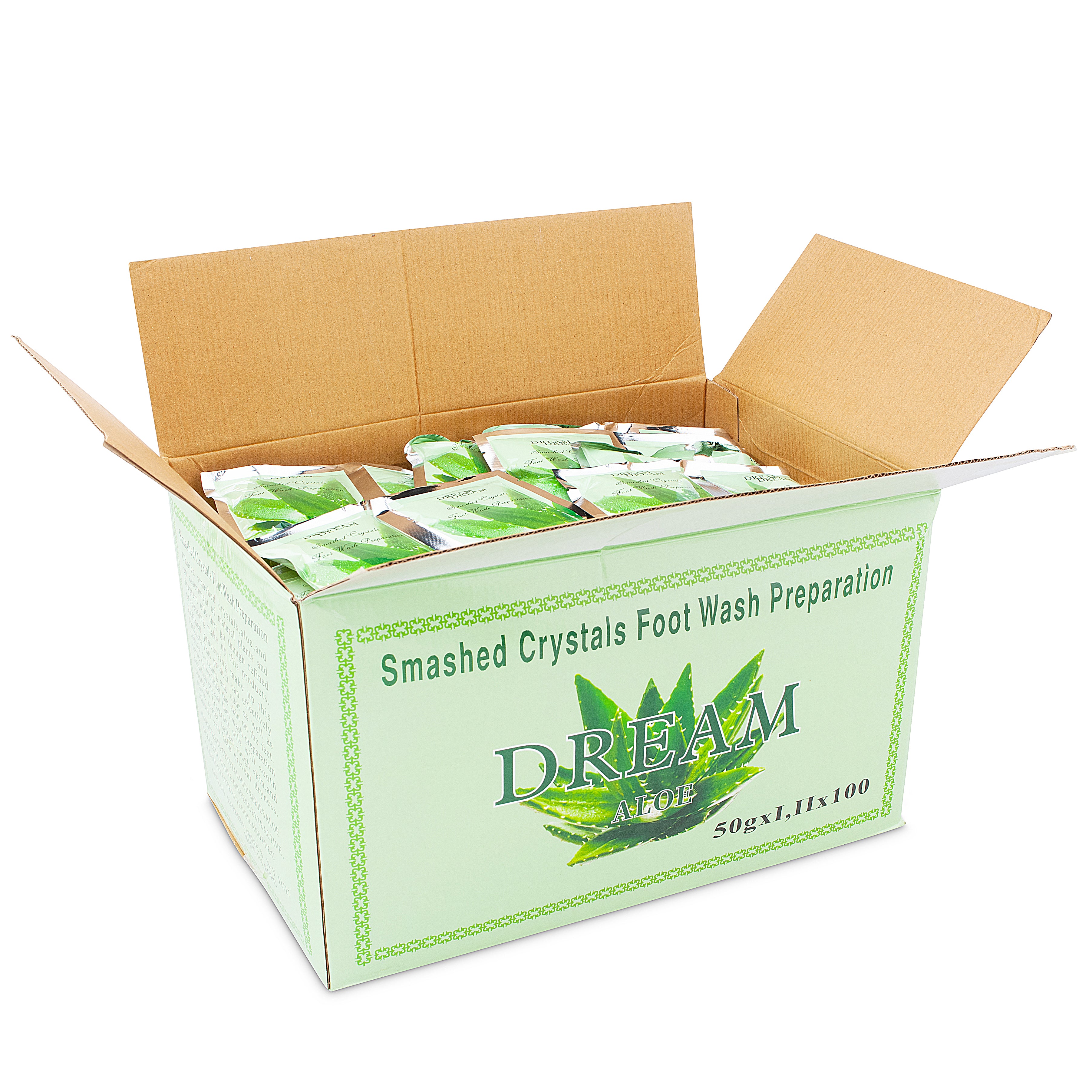 Dream Dream Pedi Jelly Pedicure Smashed Soak | Aloe – Case of 100 | The Nail Superstore