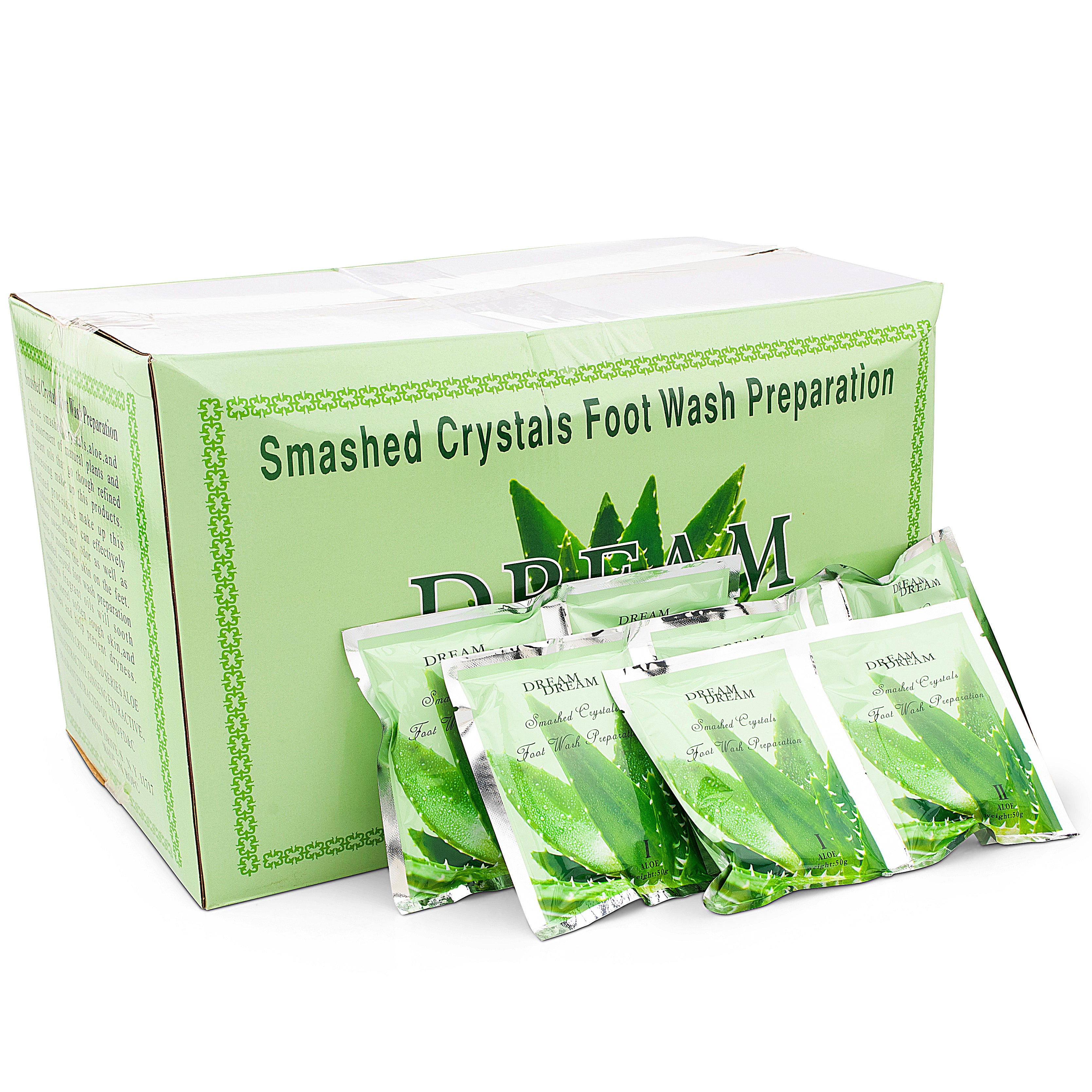 Dream Dream Pedi Jelly Pedicure Smashed Soak | Aloe – Case of 100 | The Nail Superstore