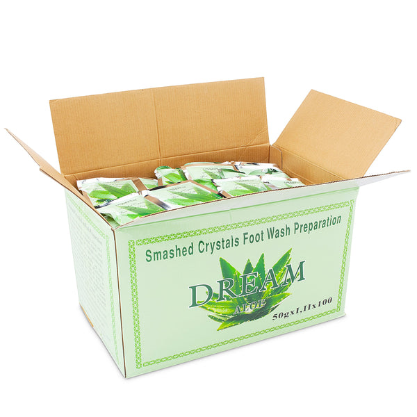 Dream Dream Pedi Jelly Pedicure Smashed Soak | Aloe – Case of 100 340466 - The Nail Superstore