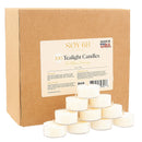 Soy 68 Tealight Candles – Sweet Rose Champagne Scent | 100 Pack 340474 - The Nail Superstore