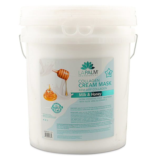 LaPalm Collagen Cream Mask Milk & Honey 5-gallon bucket