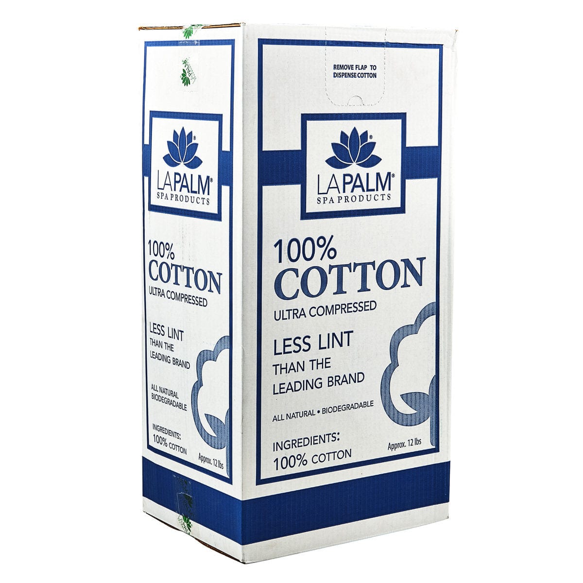 100% Natural Cotton | Bulk Size - Thick & Absorbent - 12lbs 350004 - The Nail Superstore