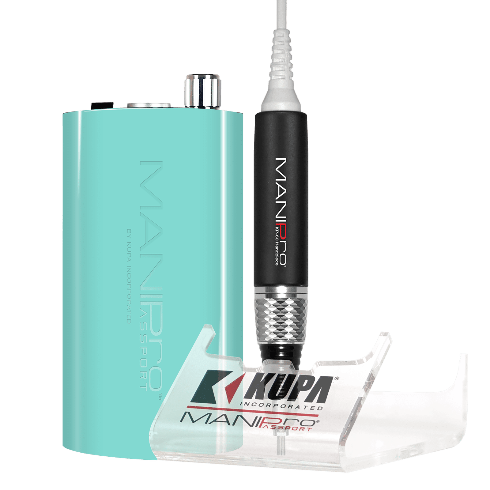 Kupa ManiPro Passport Nail Drill - Professional Electric Nail File | KP-60 - Teal 410249 - The Nail Superstore