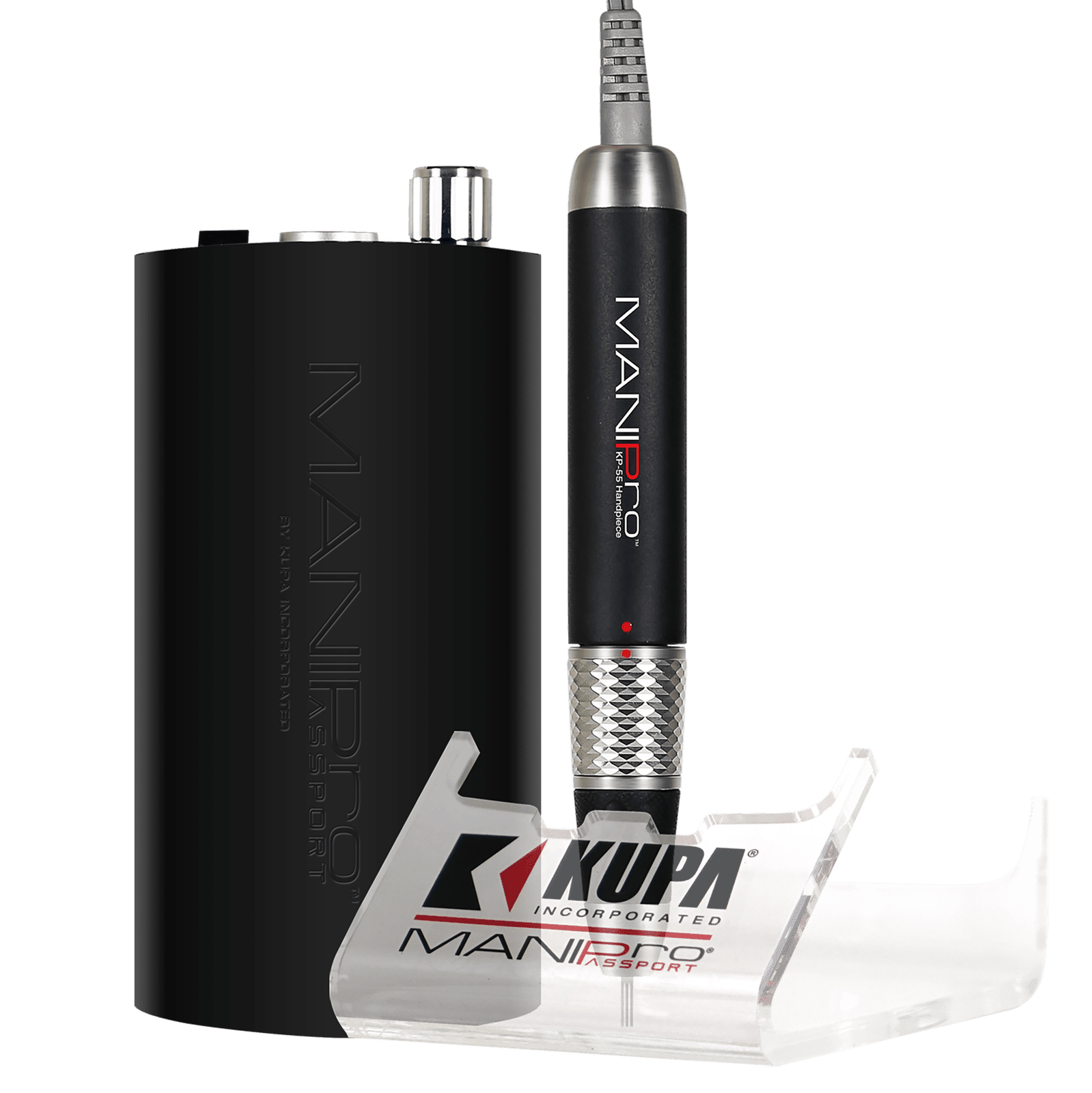 Kupa ManiPro Passport Nail Drill - Professional Electric Nail File | KP-55 - Phantom 410253 - The Nail Superstore