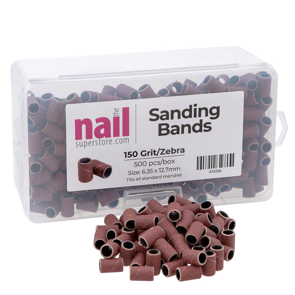 MX - Premium Sanding Band | Brown - Medium - Grit #150 - 500 pcs TNS The Nail Superstore 