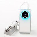 L'UGX LG-902 Professional Portable Nail Drill | Rechargeable Electric E-File - White 410289 - The Nail Superstore