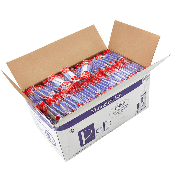 RED Nail Design Disposable Manicure Kits | Buy in Bulk & Save - 300 Kits - The Nail Superstore