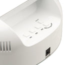 DND Cordless UV LED Nail Lamp | Portable & Rechargable - Each close-up of timer buttons and on/off controls for salon gel curing