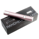 L'UGX LG-206 Handheld UV/LED Nail Lamp | High-Power Cordless Mini Gel Curing Light - Pink 720152 - The Nail Superstore