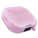 L'UGX LG-207S Rechargeable Cordless Nail Dust Collector | Compact Salon Dust Extractor - Pink 720162 - The Nail Superstore
