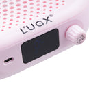 L'UGX LG-207S Rechargeable Cordless Nail Dust Collector | Compact Salon Dust Extractor - Pink 720162 - The Nail Superstore