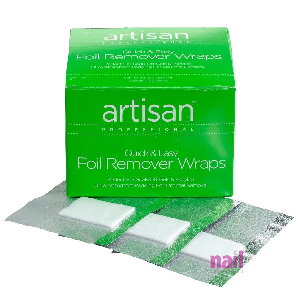 Artisan Nail Foil Remover Wraps | Thicker - Bigger - Stronger Absorbent - 100 pcs - The Nail Superstore