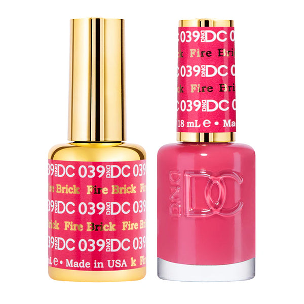 DND DC Gel Polish | Fire Brick - #039 | The Nail Superstore