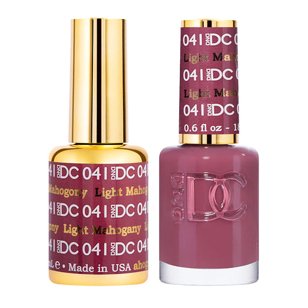 DND DC Gel Polish | Light Mahogany - #041 | The Nail Superstore