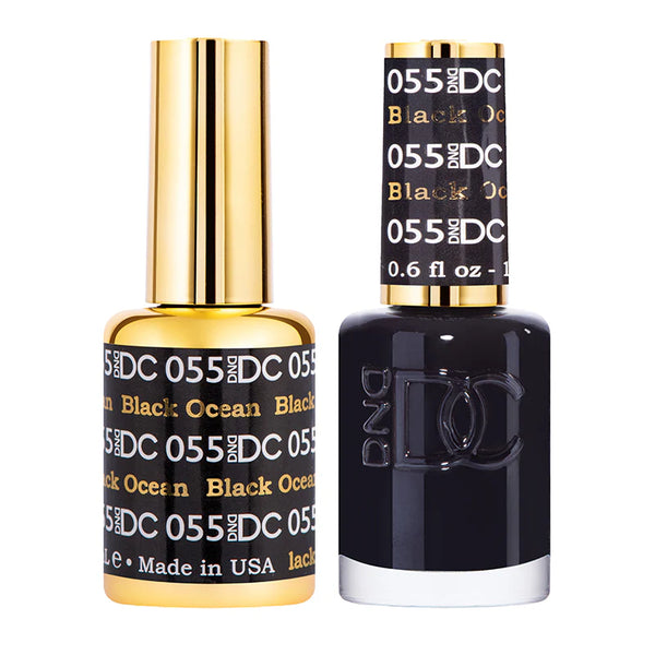 DND DC Gel Polish | Black Ocean - #055 | The Nail Superstore
