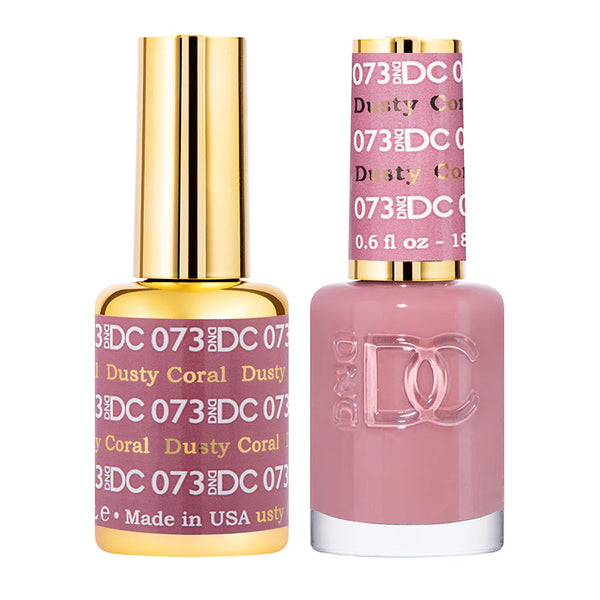 DND DC Gel Polish | Dusty Coral - #073 | The Nail Superstore