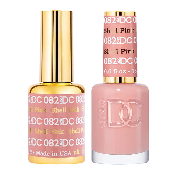 DND DC Gel Polish | Shell Pink - #082 | The Nail Superstore