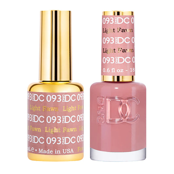 DND DC Gel Polish | Light Fawn - #093 | The Nail Superstore